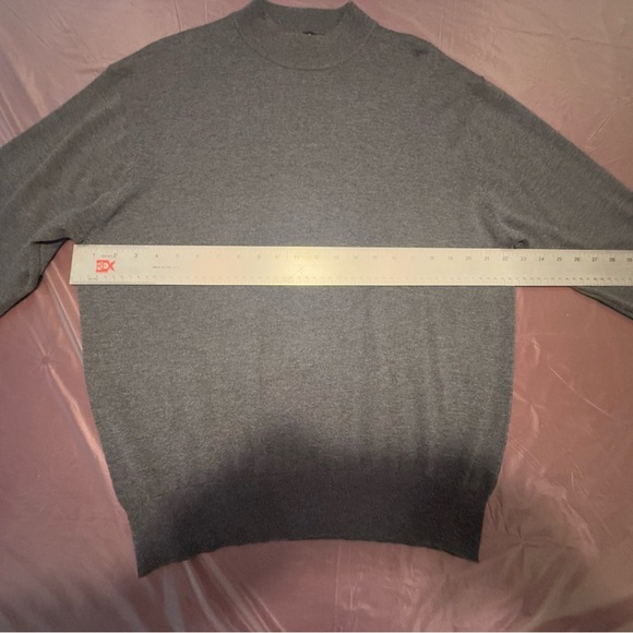 Tulliano Men's Silk/Cotton Gray Crewneck Sweater size Large - Picture 7 of 8